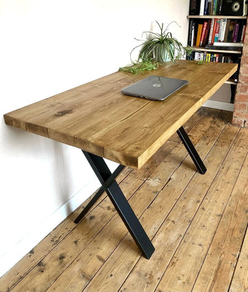 Industrial Style Desk - X Legs