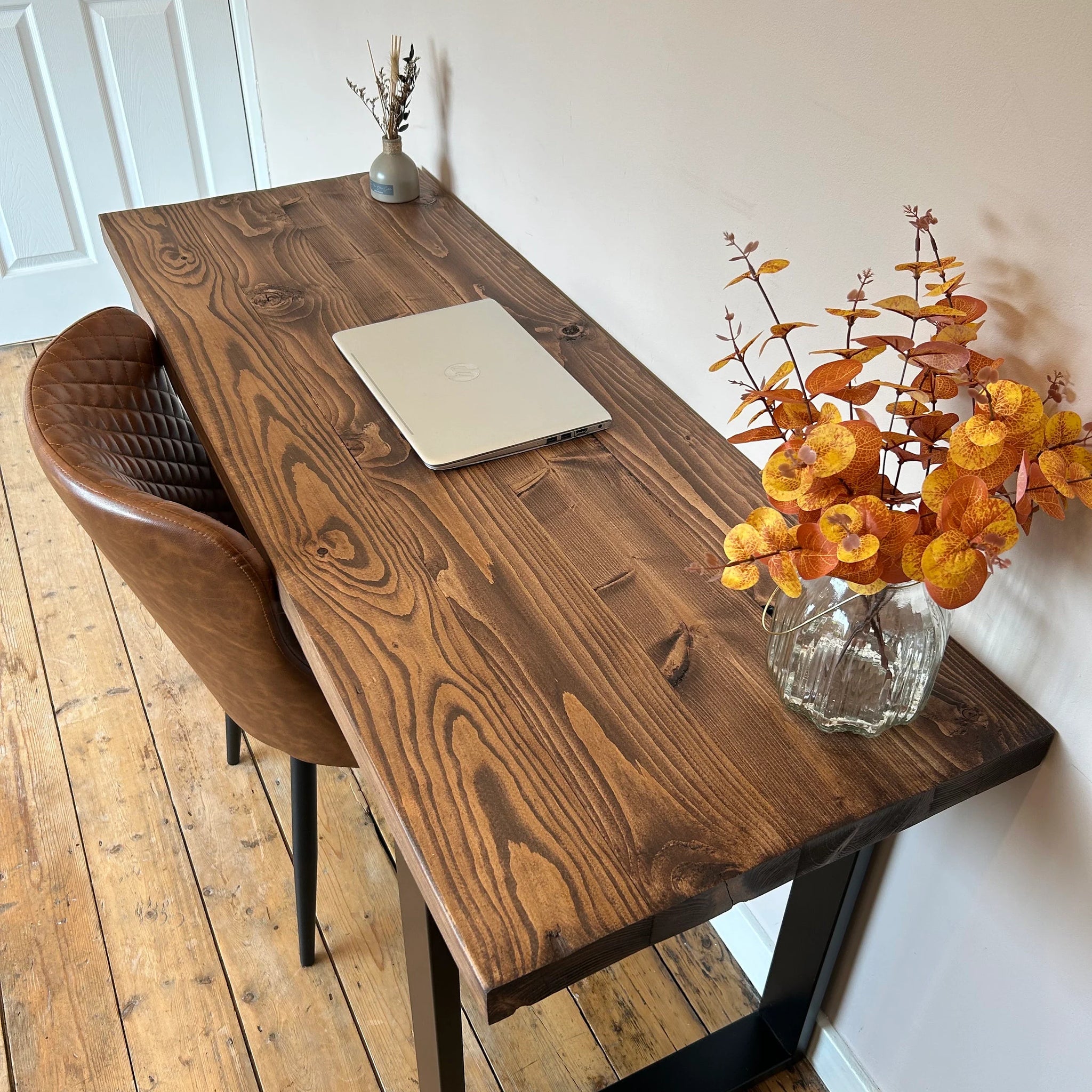 Industrial Style Desk - Box Legs
